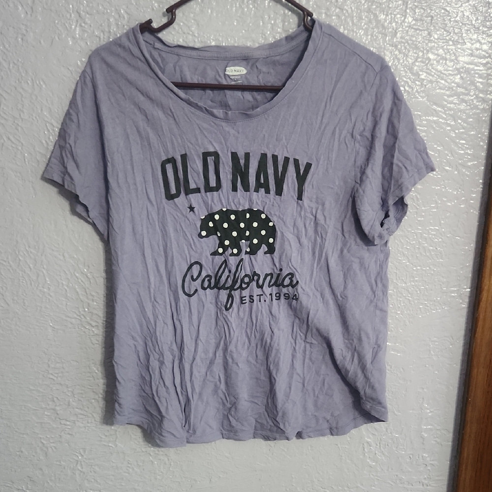 Old Navy Lavender Short Sleeve Tee